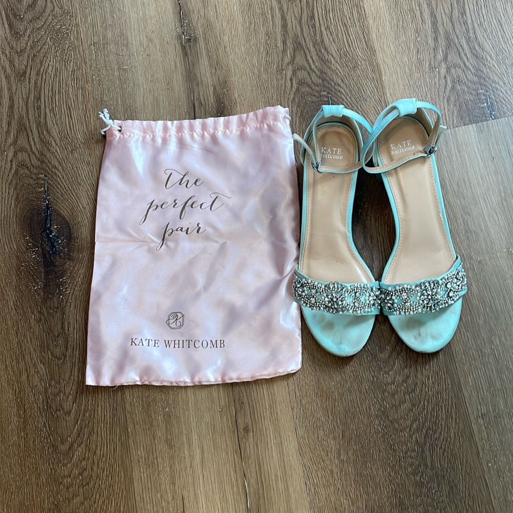 Kate Whitcomb Brielle Blue heels, size 9